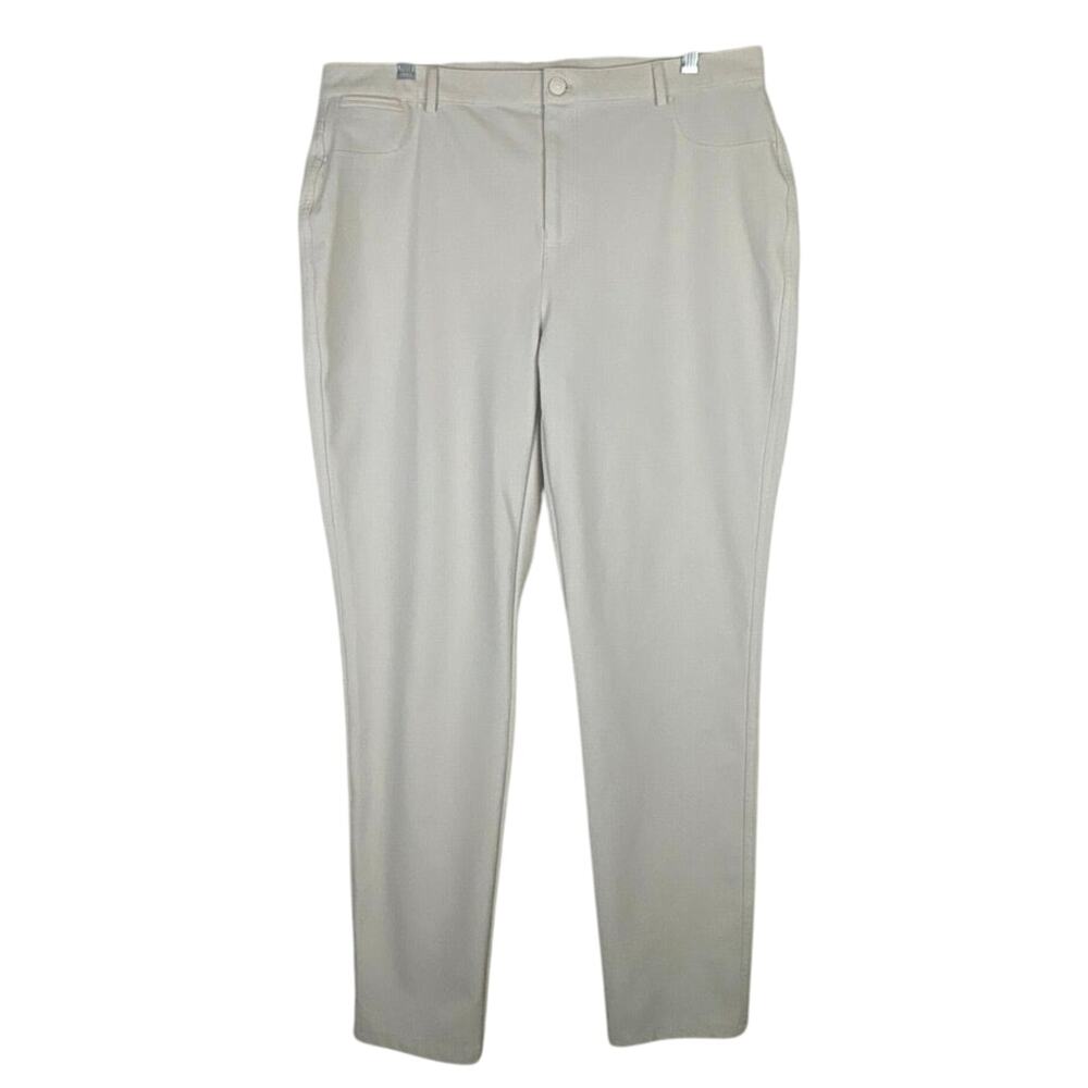 Chico’s Off White Dress Pants Trousers Straight Leg Size 14R